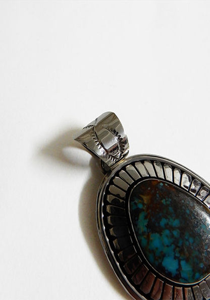 Herman Vandever / ハーマンバンデバー サンバースト Emerald Valley Turquoise Pendant Top