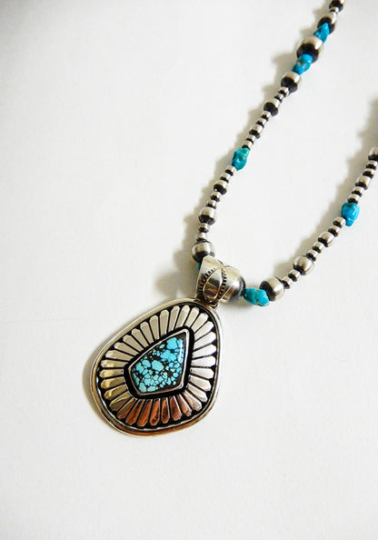 Herman Vandever / ハーマンバンデバー サンバースト I NEVADA BLUE TURQUOISE PENDANT TOP