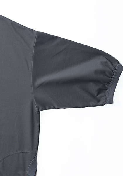 KELEN ケレン | SIDE POCKET SWEAT TEE カラー : CHARCOAL