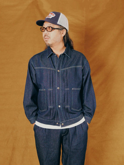 Nasngwam ナスングワム×GOHEMP ゴーヘンプ | ATELIER DENIM JACKET カラー:ONE WASH