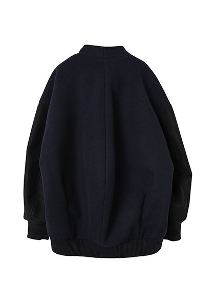 KELEN ケレン | NO COLLAR EGG JACKET カラー:BLACK