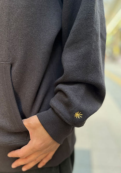 GOHEMP ゴーヘンプ | HEMP SHAWL HOODY / パーカー カラー:GUNMETAL GRAY