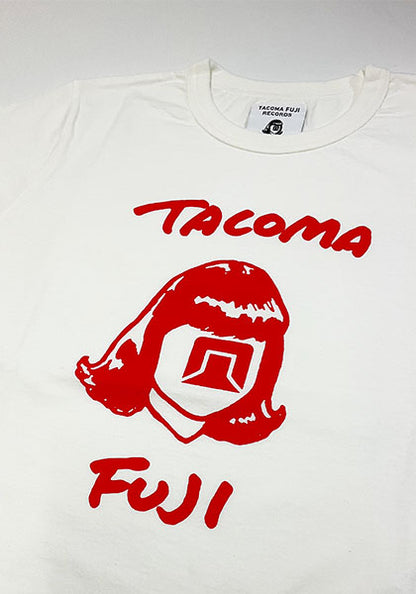 TACOMA FUJI RECORDS タコマフジレコード | TACOMA FUJI HANDWRITING LOGO Tシャツ カラー:ホワイト