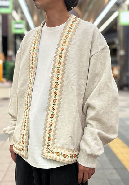 HAVE A GRATEFUL DAY ハブ ア グレイトフル デイ | NOBUTTON CARDIGAN カラー:OATMEAL