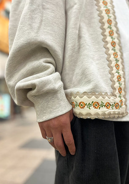 HAVE A GRATEFUL DAY ハブ ア グレイトフル デイ | NOBUTTON CARDIGAN カラー:OATMEAL