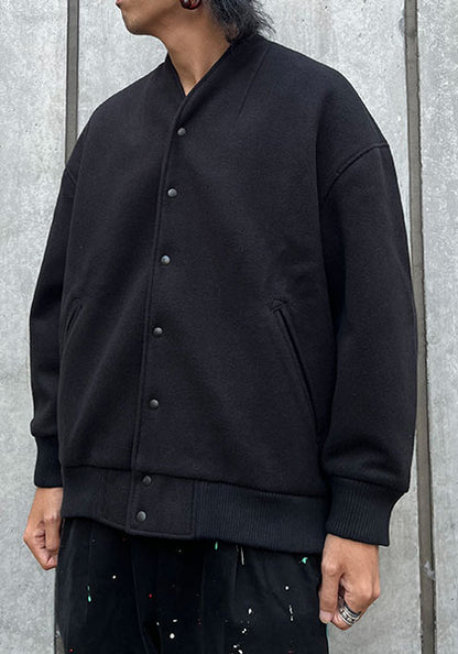 KELEN ケレン | NO COLLAR EGG JACKET カラー:BLACK