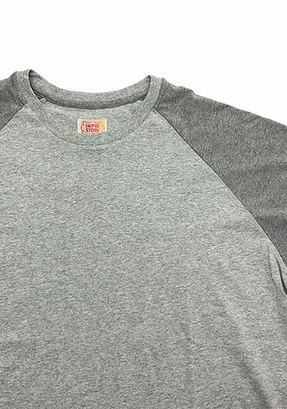 IMPRESTORE インプレストア RAGLAN SLEEVE T / ラグランスリーブT カラー:DARKGRAY