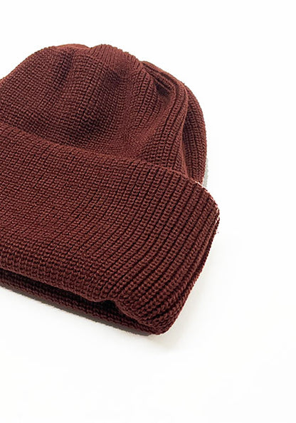 ROTOTO ロトト | BULKY WATCH CAP カラー : MAROON