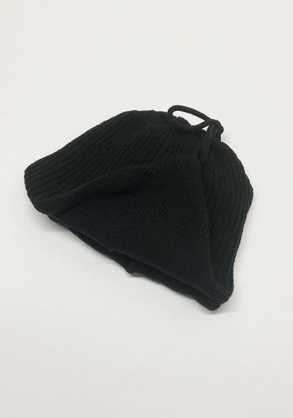 ROTOTO ロトト | EAR FLAP BEANIE カラー : BLACK