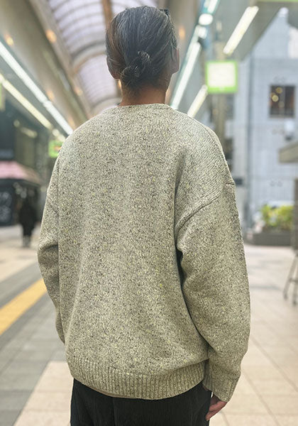 Nasngwam.(ナスングワム) | GRAIN CARDIGAN カラー:SAGE GREEN