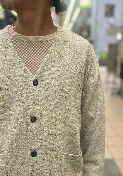 Nasngwam.(ナスングワム) | GRAIN CARDIGAN カラー:SAGE GREEN