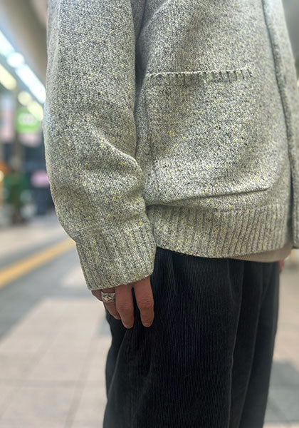 Nasngwam.(ナスングワム) | GRAIN CARDIGAN カラー:SAGE GREEN