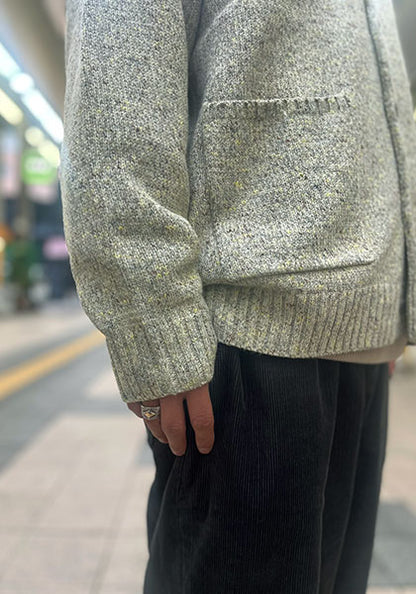 Nasngwam.(ナスングワム) | GRAIN CARDIGAN カラー:SAGE GREEN