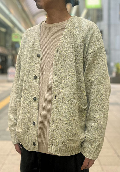 Nasngwam.(ナスングワム) | GRAIN CARDIGAN カラー:SAGE GREEN