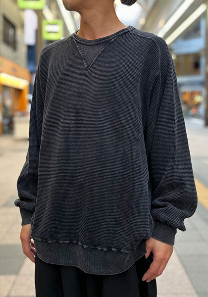 IMPRESTORE / インプレストア Thrmal Freedom / サーマルカットソー  カラー : FADED BLACK