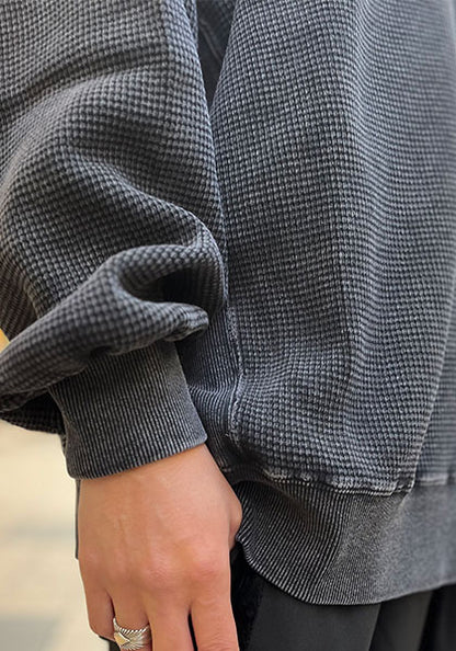 IMPRESTORE / インプレストア Thrmal Freedom / サーマルカットソー  カラー : FADED BLACK