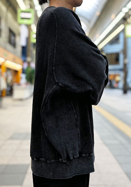IMPRESTORE / インプレストア Thrmal Freedom / サーマルカットソー  カラー : FADED BLACK
