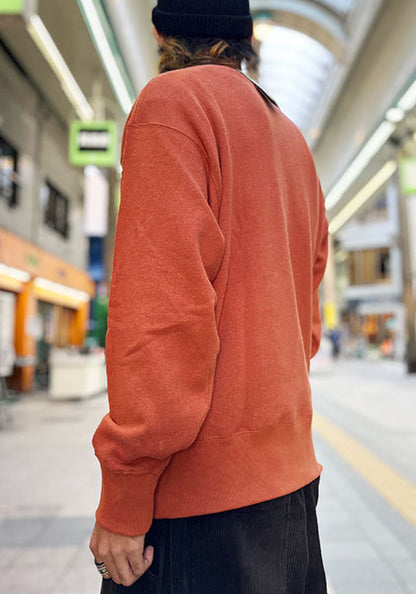 GOHEMP ゴーヘンプ | HEMP CREW SWEAT / クルースウェット カラー:ORANGE RUST