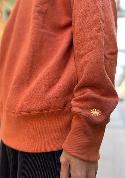 GOHEMP ゴーヘンプ | HEMP CREW SWEAT / クルースウェット カラー:ORANGE RUST