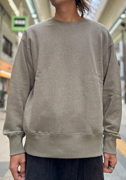 GOHEMP ゴーヘンプ | HEMP CREW SWEAT / クルースウェット カラー:OLIVE BRANCH