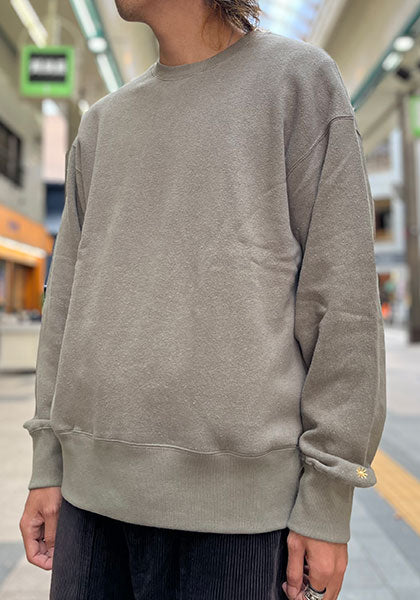 GOHEMP ゴーヘンプ | HEMP CREW SWEAT / クルースウェット カラー:OLIVE BRANCH