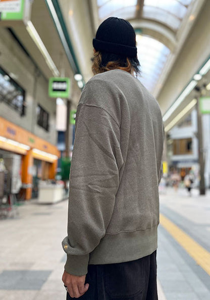 GOHEMP ゴーヘンプ | HEMP CREW SWEAT / クルースウェット カラー:OLIVE BRANCH