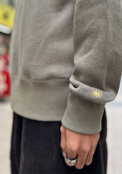 GOHEMP ゴーヘンプ | HEMP CREW SWEAT / クルースウェット カラー:OLIVE BRANCH