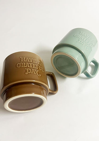 HAVE A GRATEFUL DAY ハブ ア グレイトフル デイ | VINTAGE MUG CUP
