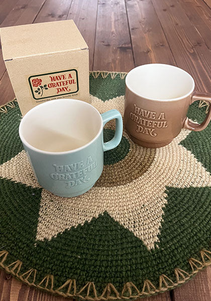 HAVE A GRATEFUL DAY ハブ ア グレイトフル デイ | VINTAGE MUG CUP