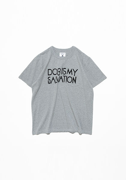 TACOMA FUJI RECORDS タコマフジレコード | DOG IS MY SALVATION POCKET Tシャツ designed by Yachiyo Katsuyama