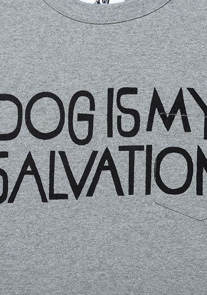 TACOMA FUJI RECORDS タコマフジレコード | DOG IS MY SALVATION POCKET Tシャツ designed by Yachiyo Katsuyama