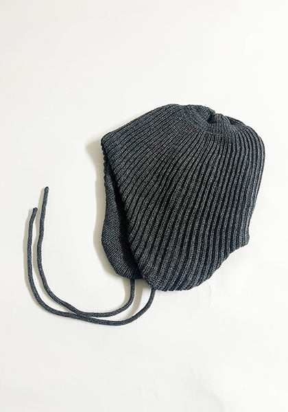 ROTOTO ロトト | EAR FLAP BEANIE カラー : D.GRAY