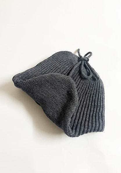 ROTOTO ロトト | EAR FLAP BEANIE カラー : D.GRAY