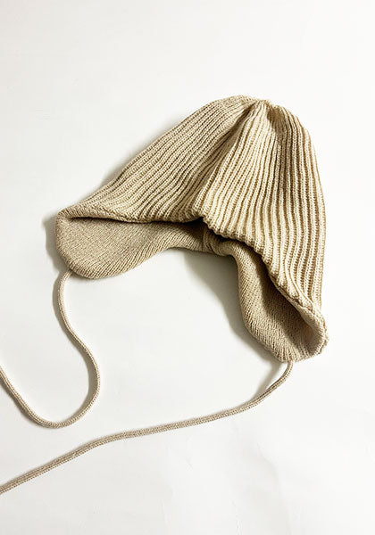 ROTOTO ロトト | EAR FLAP BEANIE カラー : RAW
