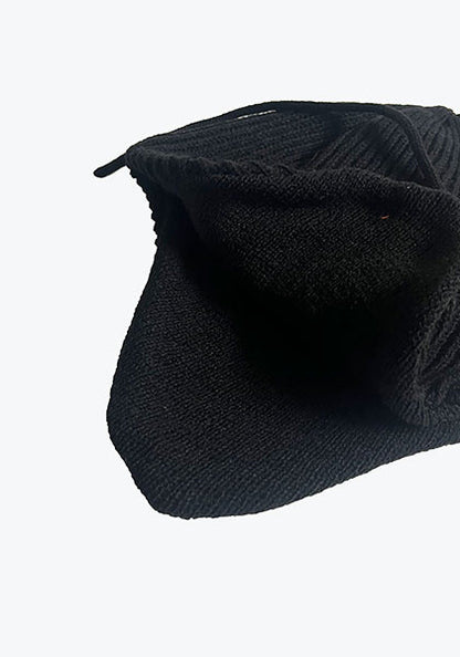 ROTOTO ロトト | EAR FLAP BEANIE カラー : BLACK