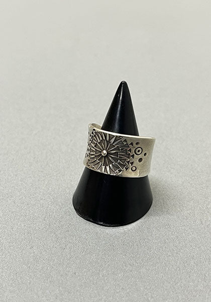 Indian Jewelry (インディアン ジュエリー) ナバホ スタンプリング Norbert Peshlakai / ノルバートペシュラカイ  16号