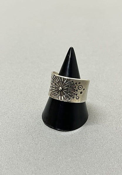 Indian Jewelry (インディアン ジュエリー) ナバホ スタンプリング Norbert Peshlakai / ノルバートペシュラカイ 16号