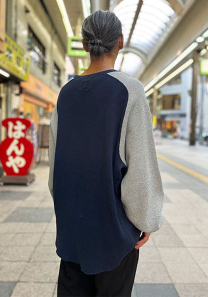 IMPRESTORE インプレストア | サーマルカットソー カラー:NAVY＆GRAY