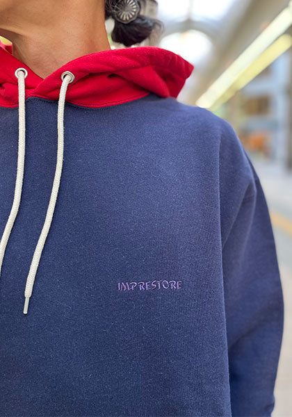 IMPRESTORE インプレストア ORIGINAL HOODED SWEATSHIRT カラー : ネイビー