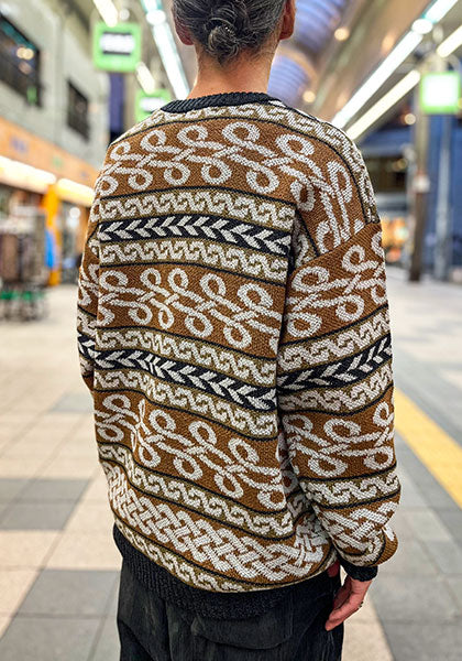 Nasngwam.(ナスングワム) | BRAID KNIT カラー:BROWN