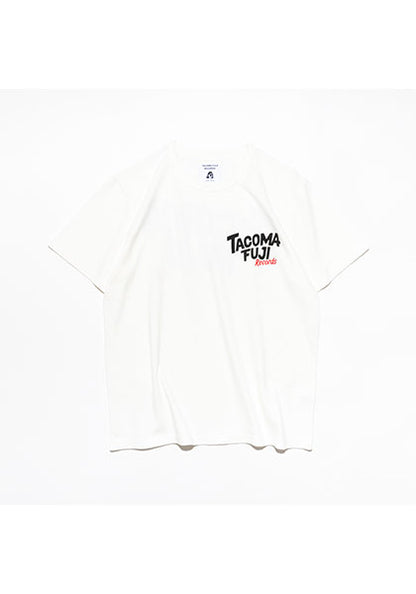 TACOMA FUJI RECORDS タコマフジレコード | TACOMA FUJI Sunset Blvd. Tシャツ designed by Yunosuke カラー:ホワイト