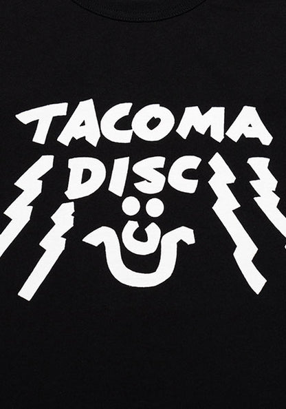 TACOMA FUJI RECORDS タコマフジレコード | TACOMA DISC Tシャツ designed by Tomoo Gokita カラー:ブラック