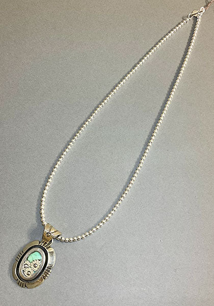 Indian Jewelry (インディアン ジュエリー) SHINY NAVAJO PEARLS NECKLACE ナバホパールネックレス 50cm