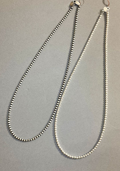 Indian Jewelry (インディアン ジュエリー) SHINY NAVAJO PEARLS NECKLACE ナバホパールネックレス 50cm