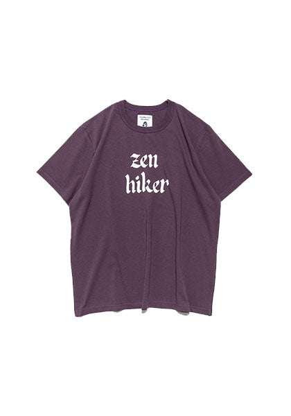 TACOMA FUJI RECORDS タコマフジレコード | ZEN HIKER Tシャツ designed by Jerry UKAI カラー:グレープ