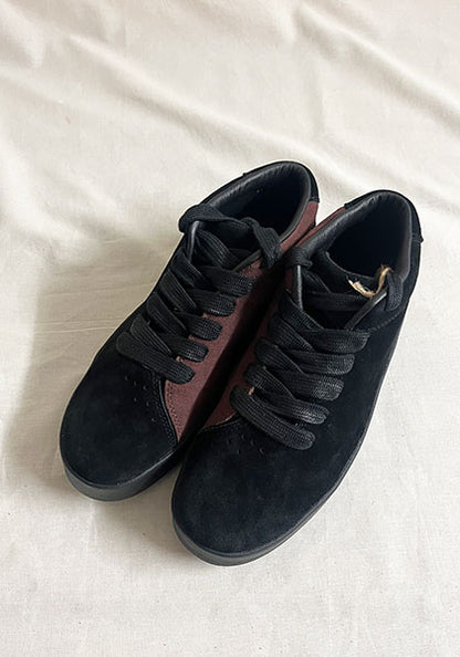 AREth アース | Model Il (ミドルカットタイプ) カラー： BLACK & BURGUNDY
