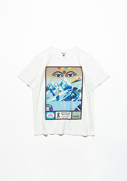 TACOMA FUJI RECORDS タコマフジレコード | ROAD TO THE HIMALAYAN RACE Tシャツ designed by Jerry UKAI