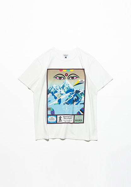 TACOMA FUJI RECORDS タコマフジレコード | ROAD TO THE HIMALAYAN RACE Tシャツ designed by Jerry UKAI
