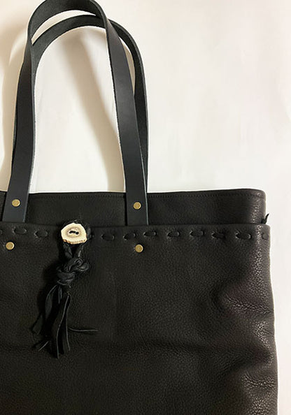 Nasngwam×EARLY MORNING ナスングワム×アーリーモーニング | DEARSKIN LARGE TOTE BAG カラー : BLACK