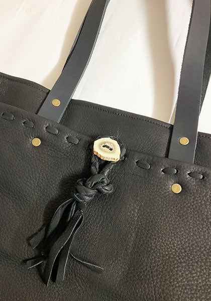 Nasngwam×EARLY MORNING ナスングワム×アーリーモーニング | DEARSKIN LARGE TOTE BAG カラー : BLACK